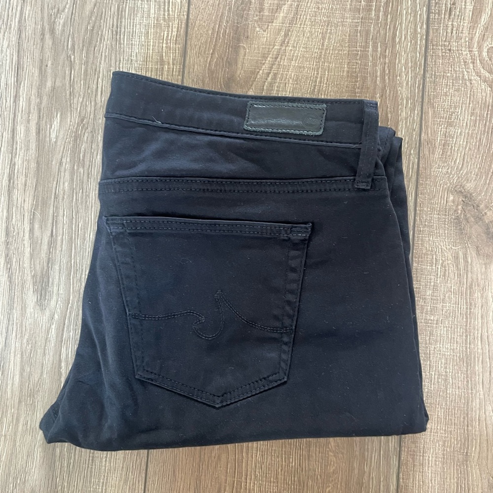 AG Adriano Goldschmied , 28R , skinny elastic Black Jeggings